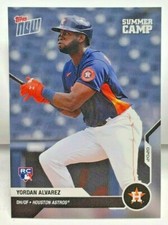 Yordan Alvarez 2020 Topps Now Summer Camp Edition Wave 2 RC #OD-478 ASTROS /1363