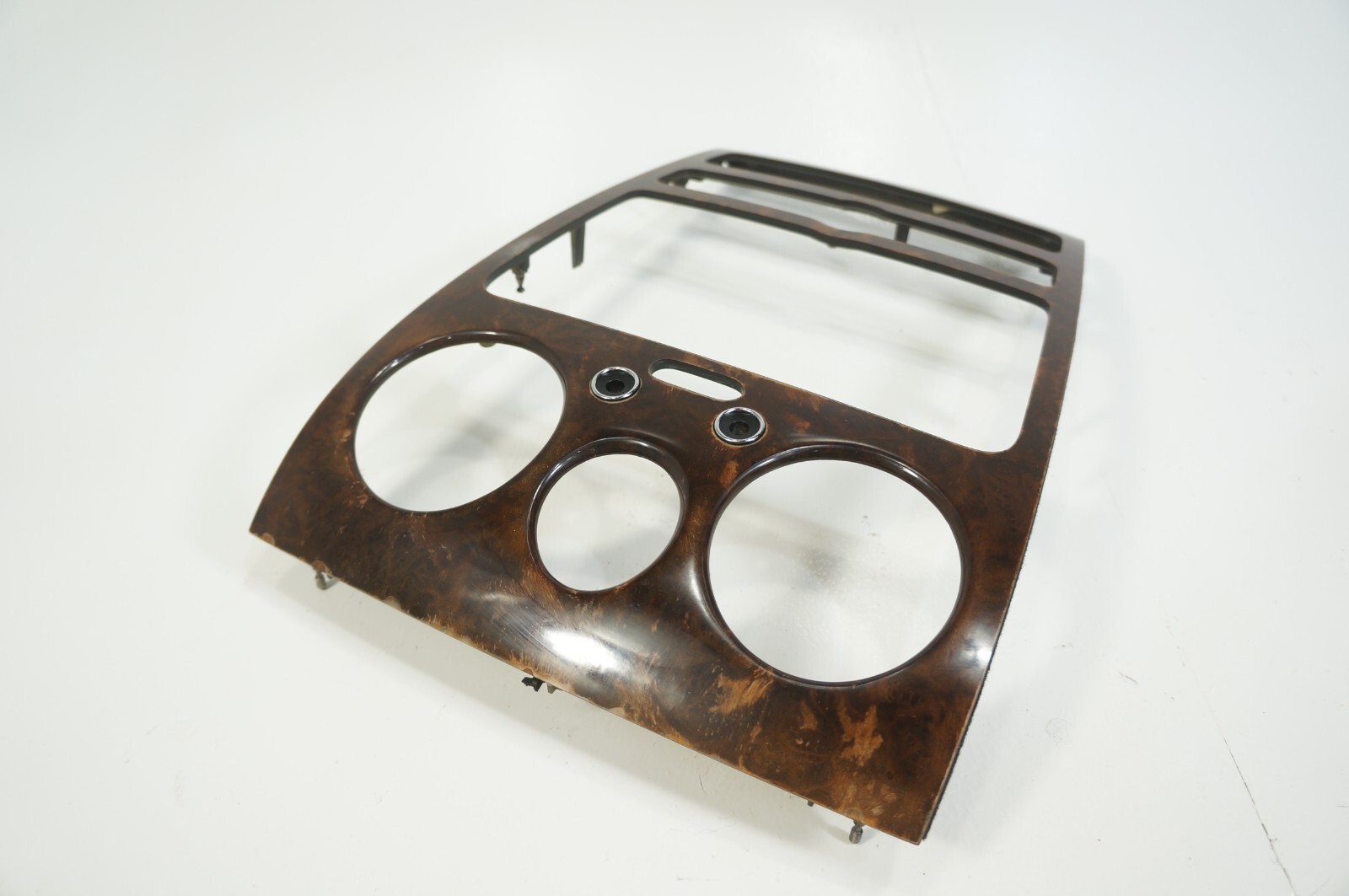 06-12 Bentley Continental Radio Dash Head Unit Navigation wood trim garnish