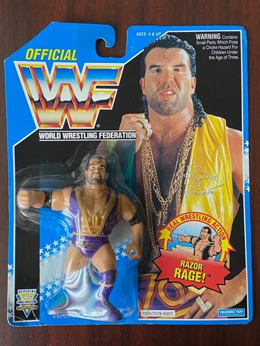 Razor Ramon WWF 1994 MOC Figure Blue Card Series 1...