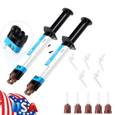 Dental Dual Core Composite Resin A2,A3 Cure Refill Build Up Flowable 8g/Syringe