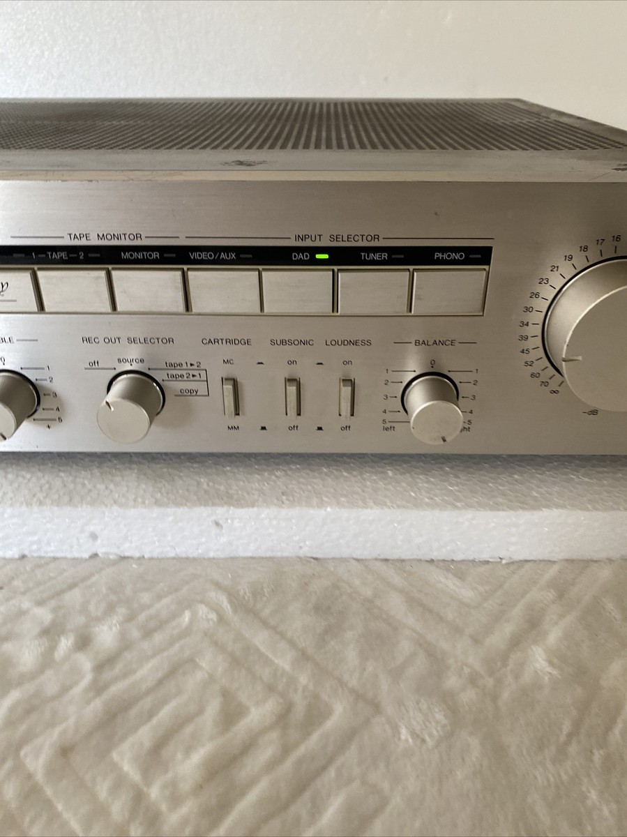 Denon PMA-737 Pre-Main Amplifier Made In Japan Rare In This Color