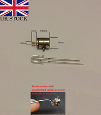 2-Phase 4 Wire 8mm micro stepper motor with copper gear micro robotics