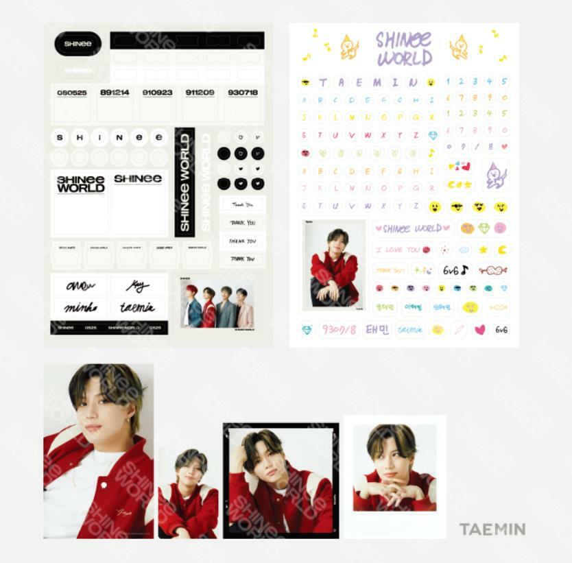 SHINee Beyond Live デコステッカー トレカ テミン POCA SHINEE TAEMIN BEYOND LIVE SHINEE: SHINEE WORLD DECO