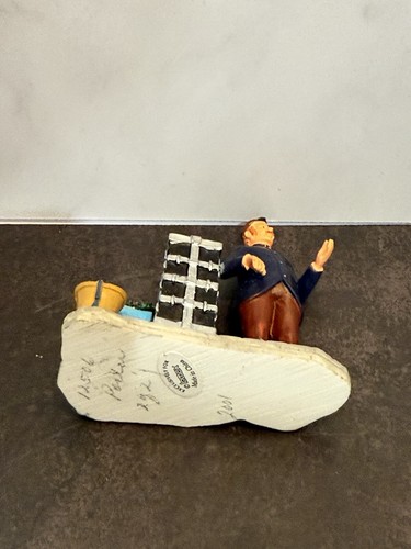 Lemax Bellhop Bellman Baggage Handler Conductor Christmas Village Accessory - Picture 5 of 5
