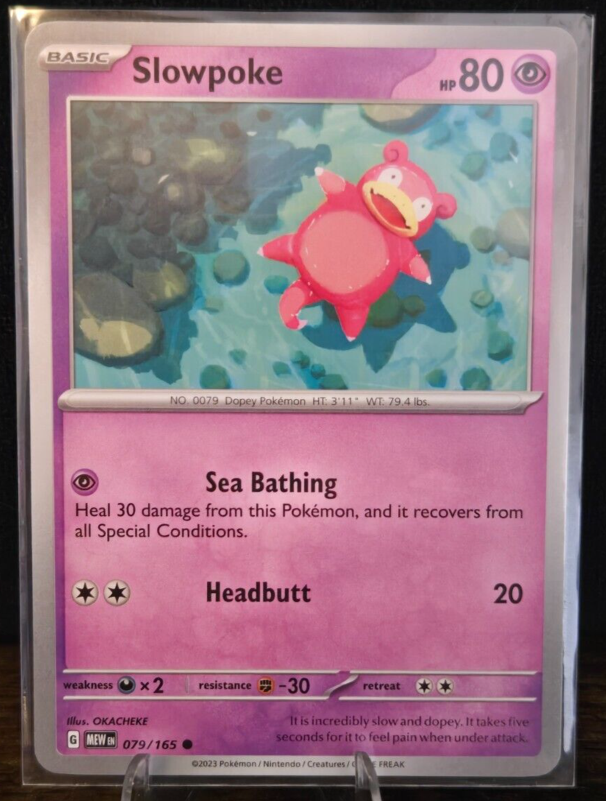 Pokémon TCG - Slowpoke - 79/165 - SV: 151 | eBay
