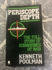 VINTAGE BOOK WAR WW2 PAPERBACK PERISCOPE DEPTH SUBMARINE POOLMAN 5