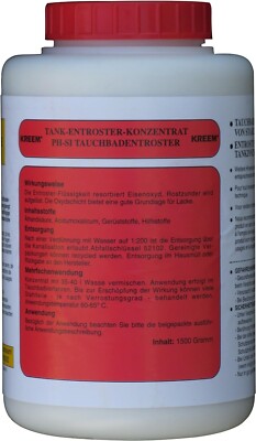 KREEM  Tankentroster-Granulat PH-SI für 40 Liter Entroster, Tank vorher reinigen