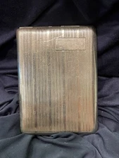 Early 1900s EAM Business Card or Calling Card Case Monogrammed “CFMF” Plated