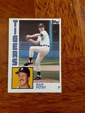 Detroit Tigers 1984 topps no.147 dan petry