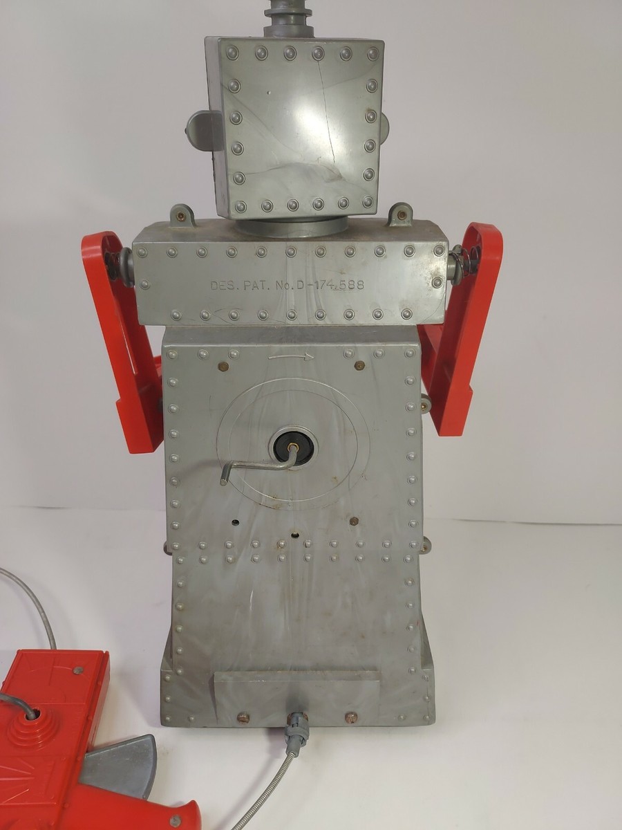 1950s IDEALS ROBERT THE ROBOT NO. 4049 WITH ORIGINAL BOX