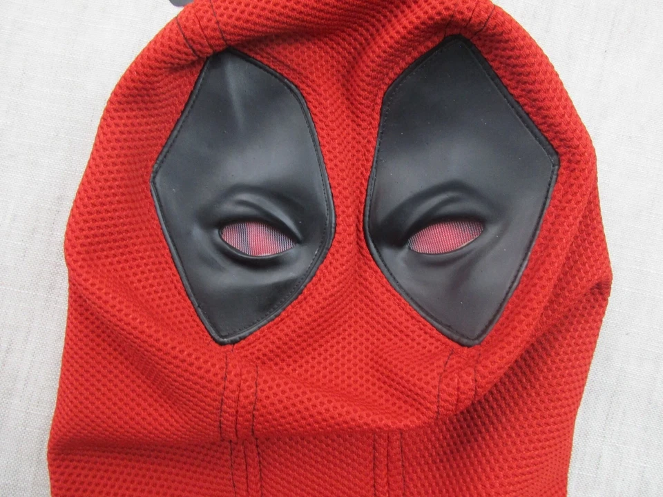 Cosplay Deadpool Full Face Mask High Quality Perspective Breathable Knit Helmet - Image 2 of 4