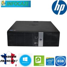 HP rp5800-retail System INTEL PENTIUM G850 -500GB-8GB DDR3-WINDOWS 10 PRO