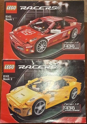 Lego Racers 8143 Ferrari F430 Challenge 100% komplett mit OVP Anleitung Sticker - Bild 5 von 6