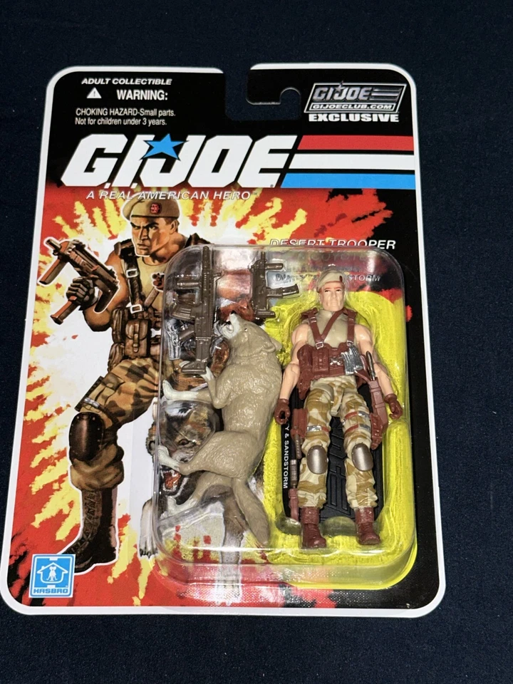 FIGURAS GI JOE DUSTY & SANDSTORM & DREADNOK KAOS HASBRO Clube Exclusivo Com Correio - Imagem 2 de 4