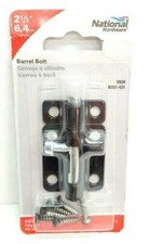 2-1/2" Black Security Gate Door Guard Latch Metal BARREL BOLT Lock w/screws V834