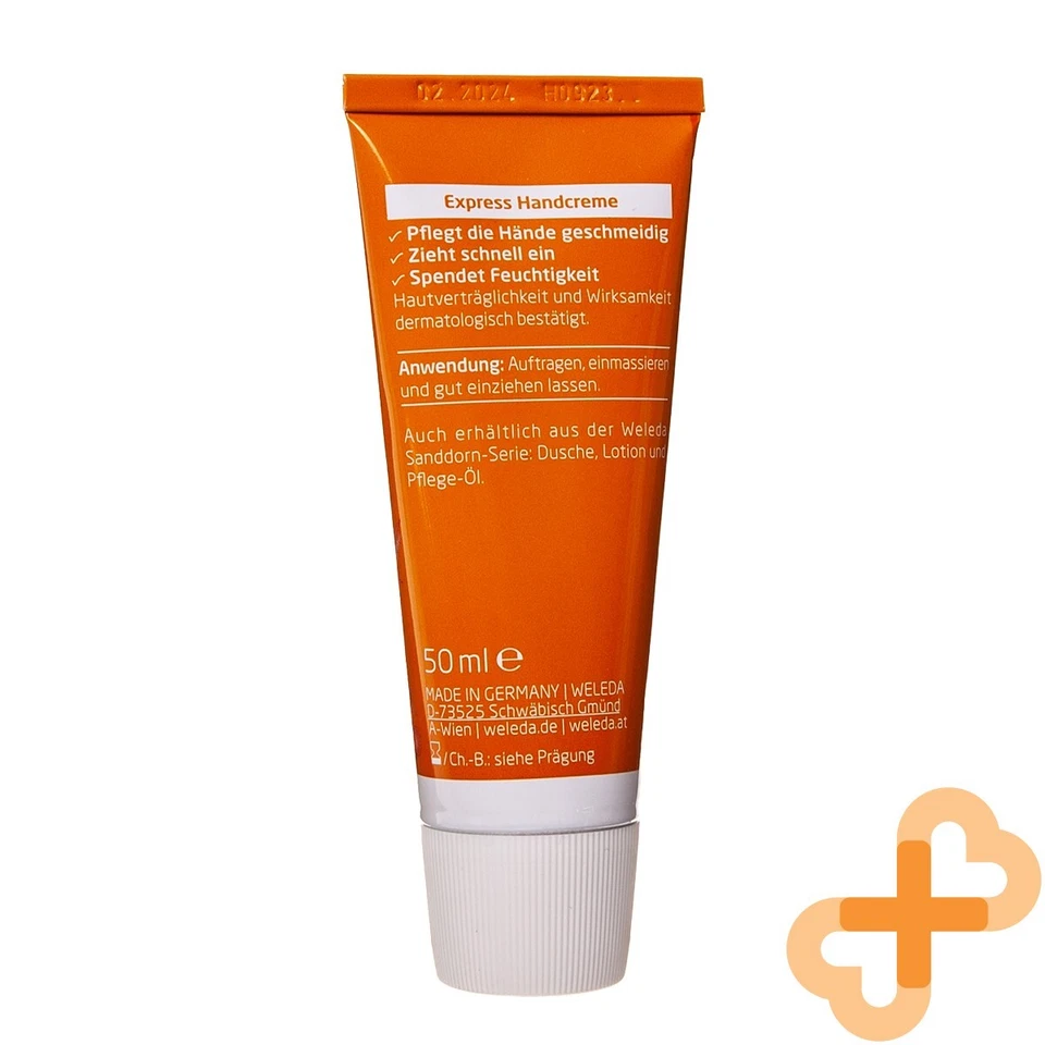 WELEDA Handcreme Mit Sanddorn Schnell Einziehend Für Trockene Haut 50 ml - Bild 4 von 4