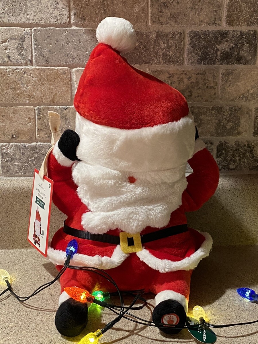 Hallmark Peek-A-Boo Christmas Santa Plush with Sound and Motion