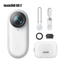 Insta360 GO 2 Small Action Camera 32GB w/ Charge Case & Camera Accessories White