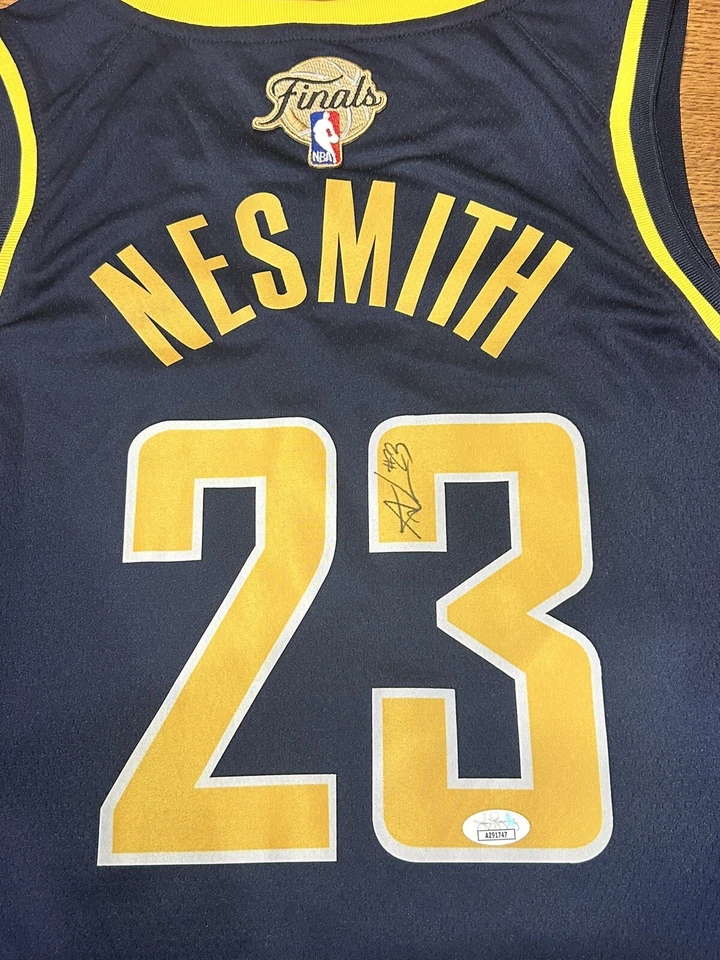Aaron Nesmith Signed Autographed Indiana Pacers FINALS JERSEY JSA COA - Image 3 of 4