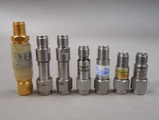 Nice Mix of 7 SMA Attenuators MA-Com, SV, Elcom DC-12.4GHz. 3 to 14 dB Attenuate