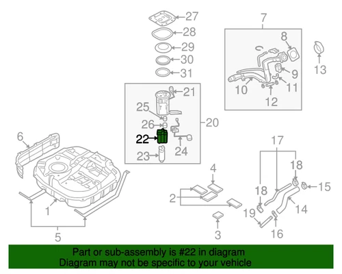 Fuel Filter For 2007-2013 Hyundai Elantra Kia Forte 319102H000+ - Picture 3 of 3