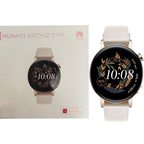Huawei Watch GT 3 (42mm) White GPS + Bluetooth Smartwatch NEW - 第 1/5 張圖片