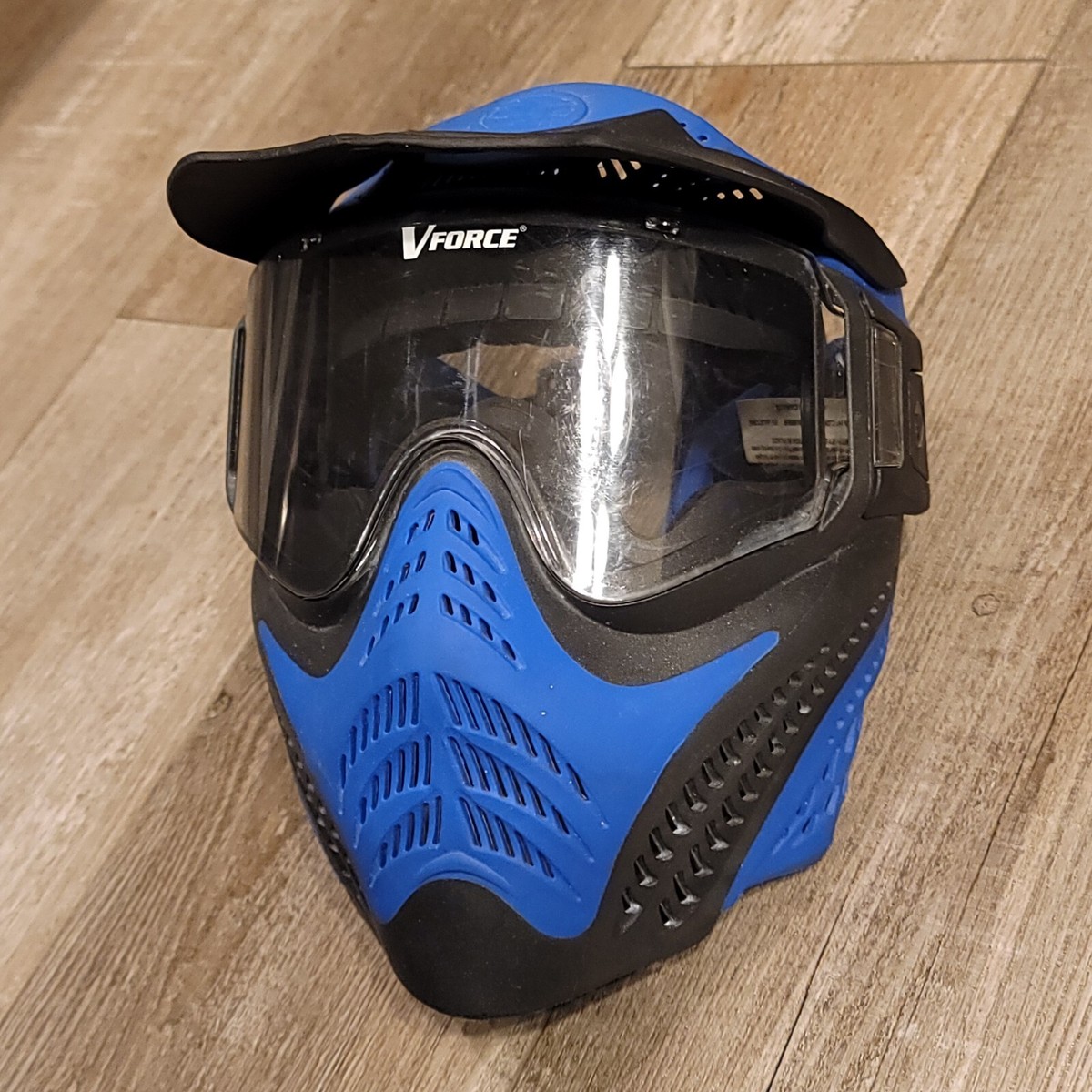 V-Force PRO-VANTAGE Thermal Clear Googles w/ Visor Blue and Black