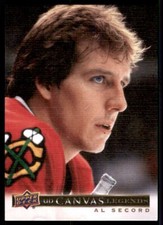 2021-22 SP SIGNATURE EDITION LEGENDS UD CANVAS AL SECORD CHICAGO BLACKHAWKS