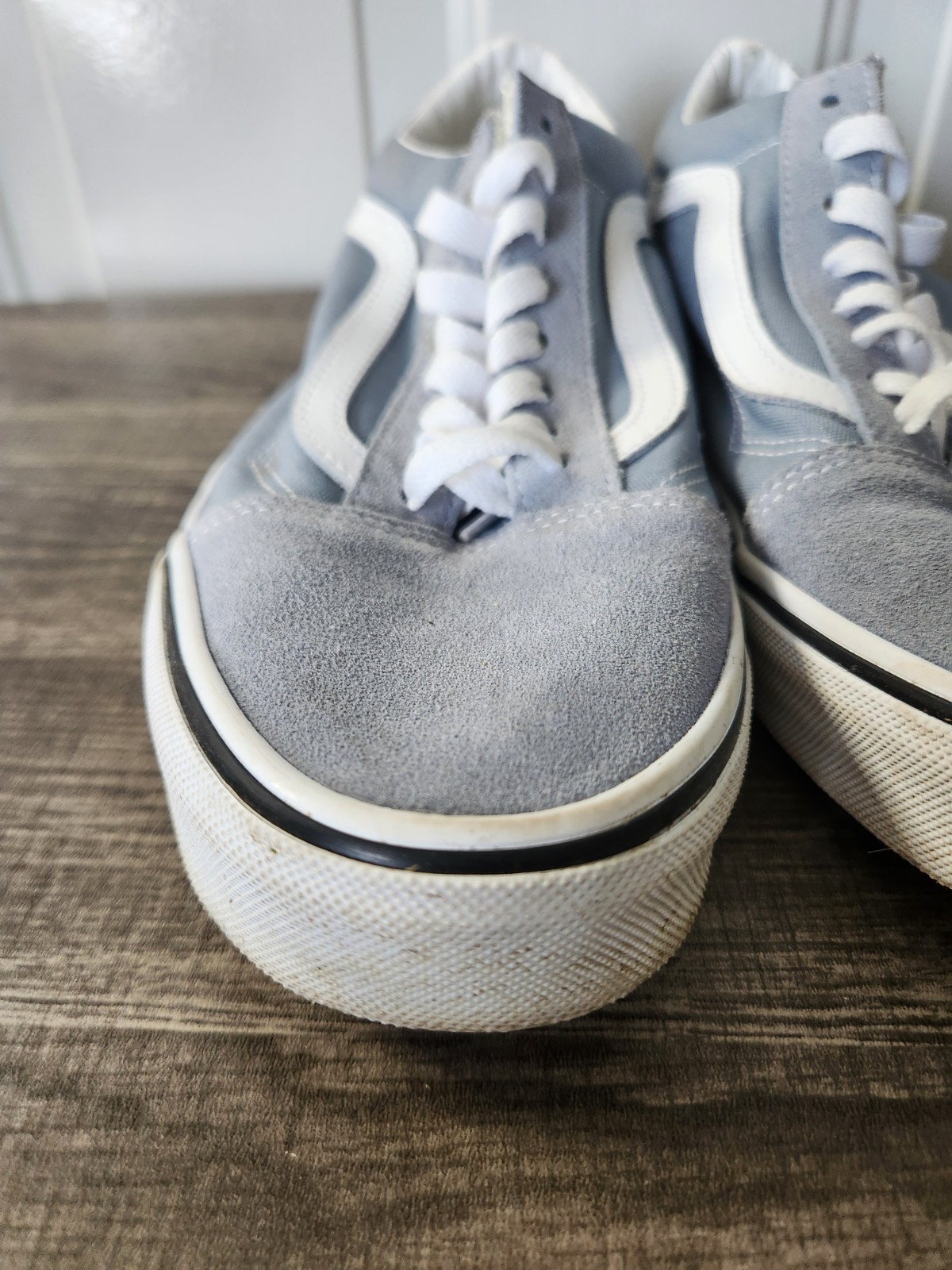 VANS Old Skool Stackform Suede Gray Platform 7213… - image 2