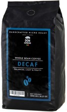 Don Espresso Decaffeinated Whole Coffee Beans 1kg Italian Dark Roast 27.79 per kilo