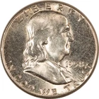 1958 FRANKLIN HALF DOLLAR - FRESH BRILLIANT UNCIRCULATED!