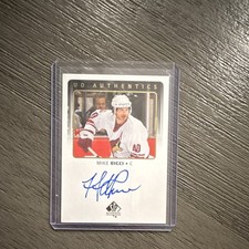 Upper Deck 2025-26 SP Authentic Mike Ricci Coyotes UD Authentics Auto UDA-MR