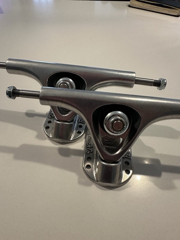 Paris Trucks Longboard Trucks 150mm Silver Pair Standard Mount