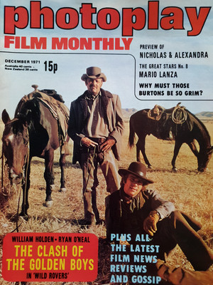 PHOTOPLAY DEC 1971  JENNY AGUTTER, JASON KING, WYNGARDE, JULIE EGE, WILD ROVERS