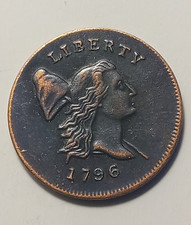 USA 1796 Liberty Cap Half Cent Contemporary Restrike Coin / Token