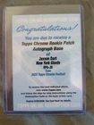 2025 Topps Chrome Football Jaxson Dart RPA Player Worn - Redemption 🔥🔥