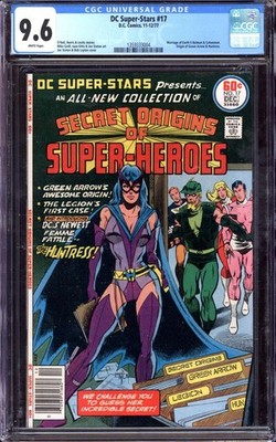 DC SUPER-STARS #17 CGC 9.6 WHITE PAGESS // ORIGIN OF GREEN ARROW + HUNTRESS
