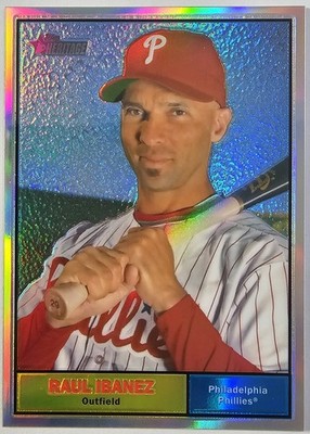 2010 Topps Heritage Chrome Refractors #C27 Raul Ibanez /561 