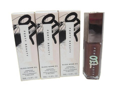 FENTY BEAUTY GLOSS BOMB OIL LUMINIZING LIP OIL N'GLOSS 03 ROSE AMBER 0.3 OZ 3PC