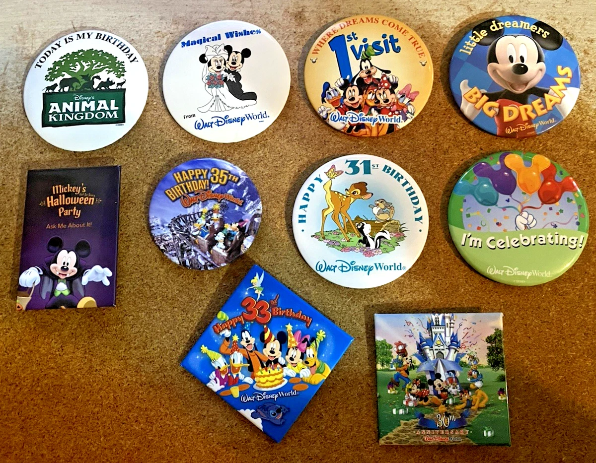 Birthday Walt Disney World Patches & Pins (1968-Now) for sale | eBay