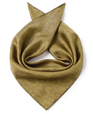 100 Silk men Women 20" Square Scarf neckerchief Wrap solid green yellow SC20-BU