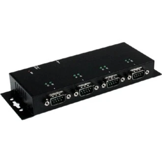 StarTech USB to Serial Adapter Hub - 4 Port - Industrial - Wall Mount - Din Rail - Image 3 of 4