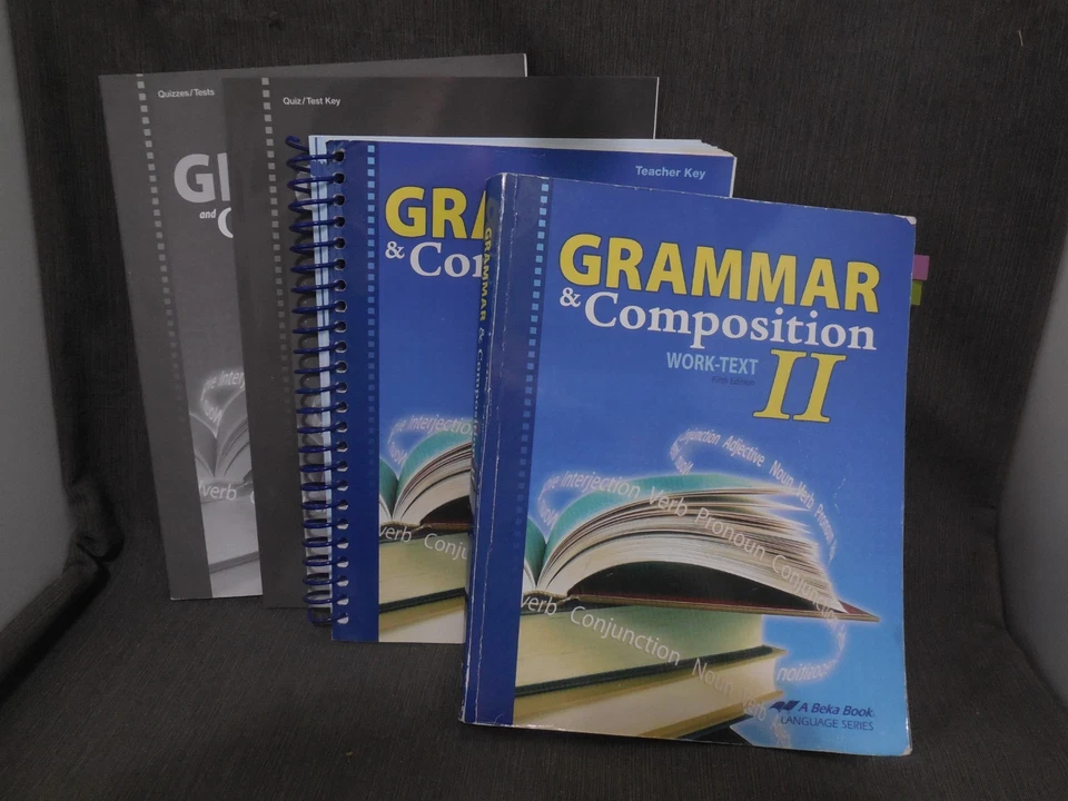 Abeka Language Arts English Book Lot- Student & Teacher Guides - Homeschooling - Image 2 of 4