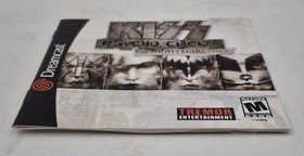 KISS PSYCHO CIRCUS : THE NIGHTMARE CHILD SEGA DREAMCAST VIDEO GAME CIB COMPLETE