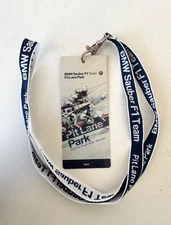 Formula one F1 BMW Sauber F1 Team Pit Lane Park Montreal 2006  Lanyard Pass