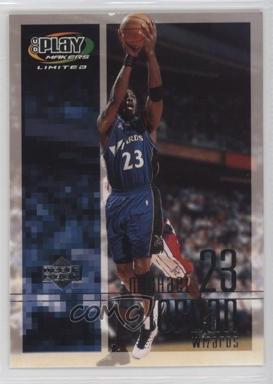 2001-02 UD Playmakers Limited Michael Jordan #98 HOF 15hj