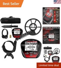 Beginner-Friendly Waterproof Metal Detector - High Accuracy and 5 Modes Included