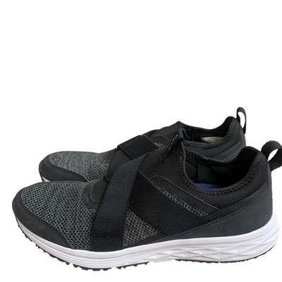 Vionic fulton Mens Black Mesh Slip On Athletic Walking Shoes Sneakers Size 11