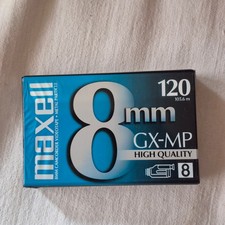 Maxell GX-MP 120 High Quality 8mm Camcorder Cassette Video Tape New Sealed