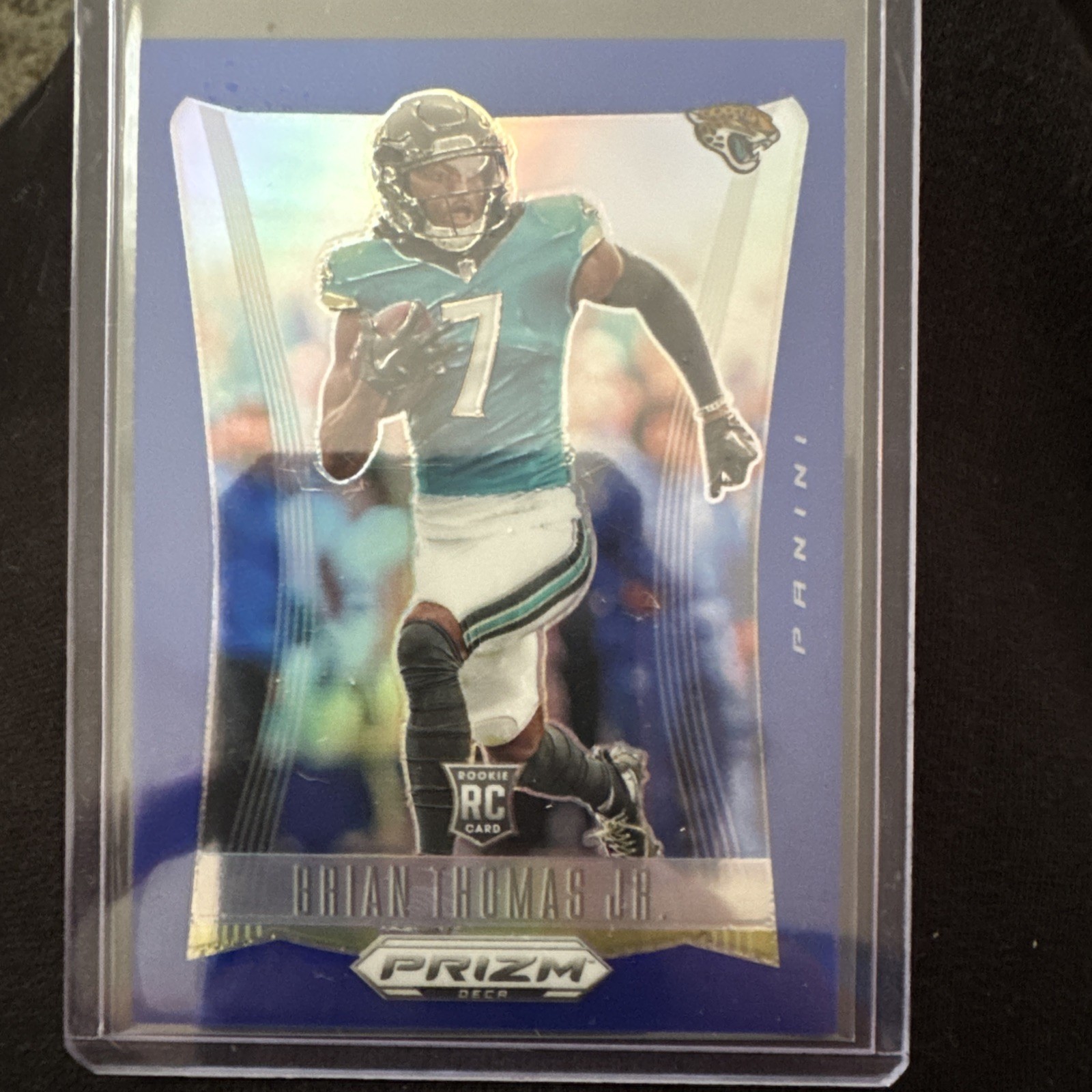 2024 Panini Prizm DECA #148 RC Brian Thomas Jr. Blue Prizm Rookie /149 Jaguars